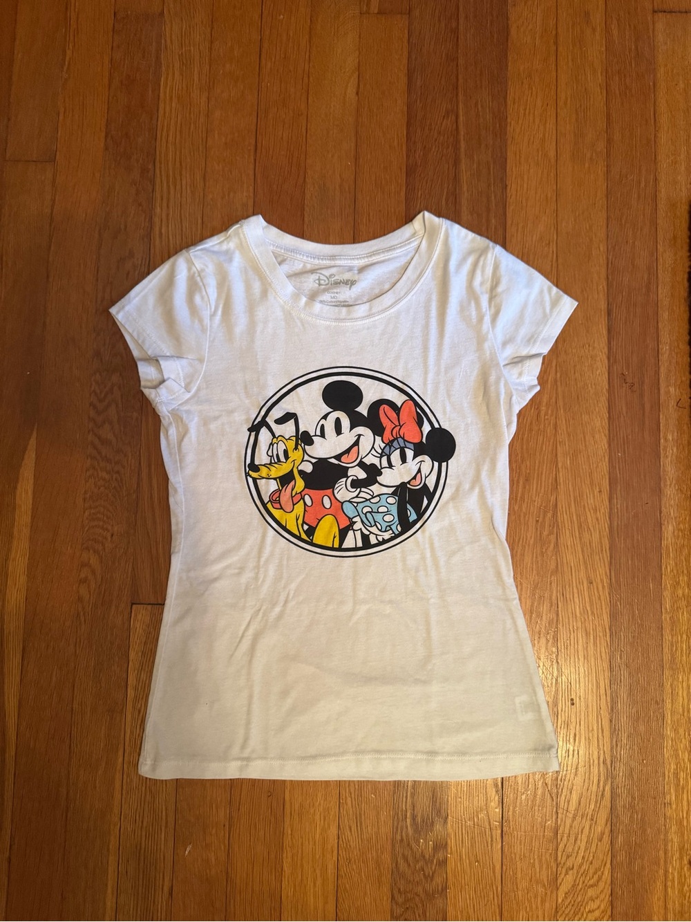 Disney Women’s White Mickey & Friends Graphic Tee